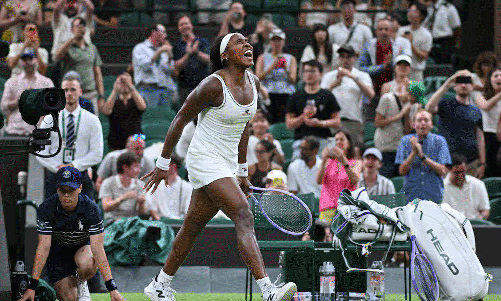 Gauff beats Bencic and a curfew to reach first Wimbledon quarters Gauff beats Bencic and a curfew to reach first Wimbledon quarters