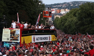 Norway turn World Cup heartbreak into celebration as huge crowds pack capital Norway turn World Cup heartbreak into celebration as huge crowds pack capital