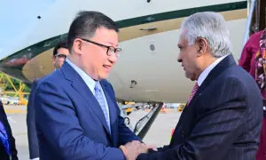 DPM Dar arrives in China to attend World AI Conference