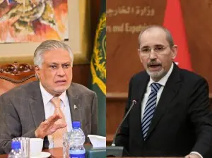 Pakistan, Jordan FMs discuss Gaza crisis