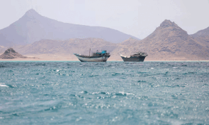 Gulf shipping traffic down after Houthis say they attacked Saudi tanker