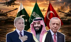 علاقائی کشیدگی: پاکستان، سعودی عرب اور ترکیہ کا دفاعی معاہدے کا امکان