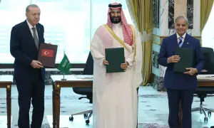 Saudi Arabia, Pakistan, T&uuml;rkiye agree to treat attack on one as attack on all