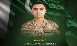 Army captain martyred, seven terrorists killed in Hangu IBO: ISPR Army captain martyred, seven terrorists killed in Hangu IBO: ISPR