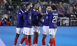 France snatch late winner in Belgium, Italy thrash Turkiye 4-1 away