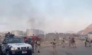 Saudi coalition strikes Yemen oil sites after Houthi attacks