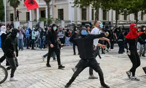 Thousands march in Albanian capital as anti-government protests spread