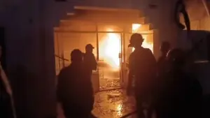 Third-degree emergency declared as fire engulfs Metroville warehouse in Karachi