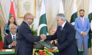 Pakistan, Maldives sign MoUs on defence, IT, agriculture and tourism