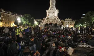 Portuguese police clear Lisbon housing protest camp, make arrests