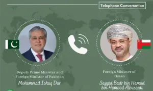 Dar, Omani FM discuss trade, energy