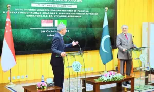 Pakistan, Singapore discuss possible resumption of direct flights: Ishaq Dar