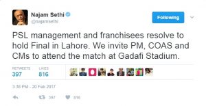 Decision taken: PSL is finally coming to Pakistan Decision taken: PSL is finally coming to Pakistan