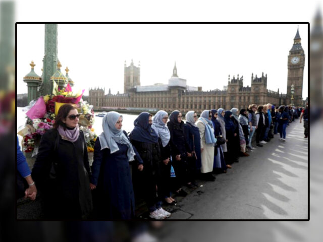 Muslim women in Hijab express solidarity with London attack victims