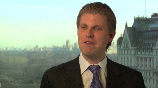 Trump son Eric calls nepotism 'factor of life'