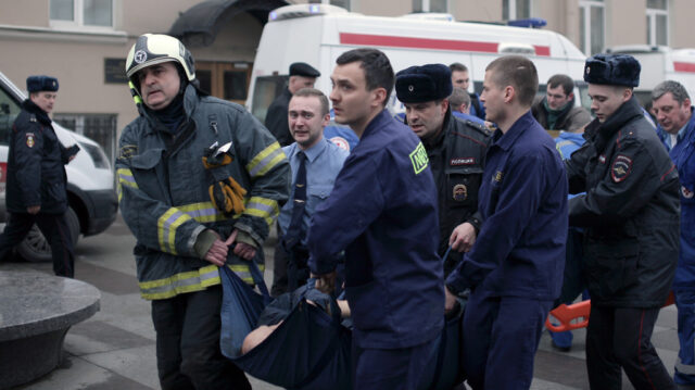 Blast in St Petersburg metro station kills 9