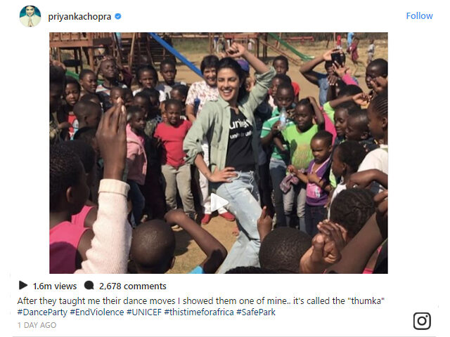 Priyanka Chopra showing off some 'Desi Thumkas' Priyanka Chopra showing off some 'Desi Thumkas'