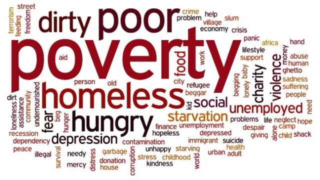 Poverty of what?
