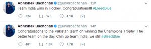 Bollywood forgets cricket after Pakistan win ICC Champions Trophy Bollywood forgets cricket after Pakistan win ICC Champions Trophy