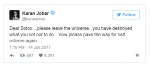 Karan Johar indirectly hints at Katrina Kaif’s Botox? Karan Johar indirectly hints at Katrina Kaif’s Botox?