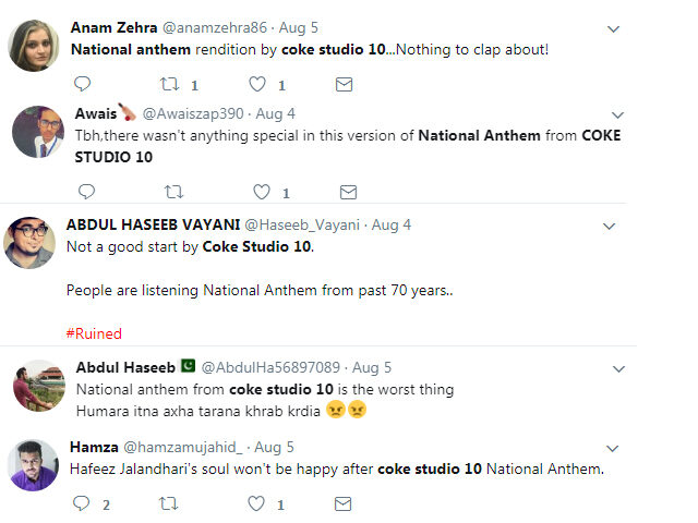 Coke Studio 10 launches National Anthem rendition and Twitter loses its cool Coke Studio 10 launches National Anthem rendition and Twitter loses its cool