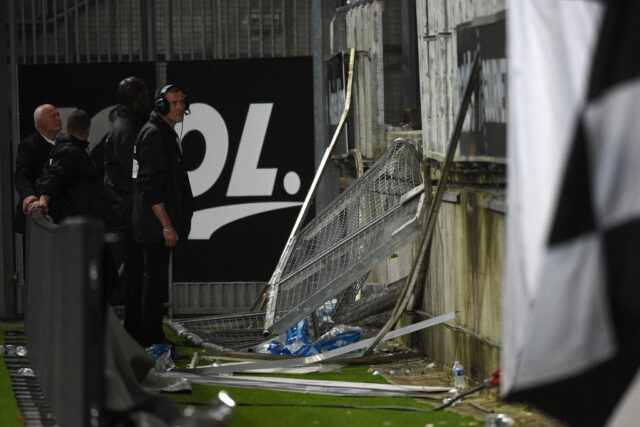 29 hurt in French stadium barrier collapse 29 hurt in French stadium barrier collapse