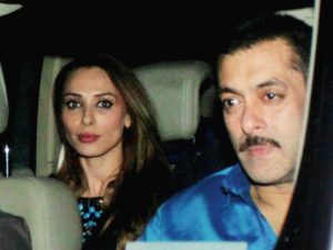 Pictures: Salman parties with alleged beau Lulia and ex-flame Katrina Pictures: Salman parties with alleged beau Lulia and ex-flame Katrina