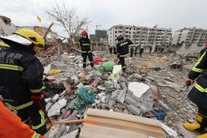 Blast rocks Chinese port city, two dead Blast rocks Chinese port city, two dead