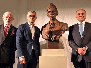 London mayor unveils Quaid-e-Azam&rsquo;s bronze bust at British Museum