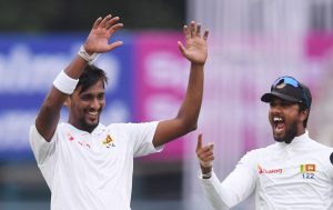 Sri Lanka's Lakmal rattles India on rain-hit day