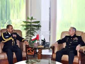 Commander Royal Navy of Oman meets Chief of the Naval Staff Commander Royal Navy of Oman meets Chief of the Naval Staff