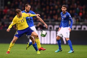 Italy locked at 0-0 with Sweden at half-time Italy locked at 0-0 with Sweden at half-time