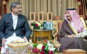 PM Abbasi, Saudi King discuss ways & means to enhance bilateral ties PM Abbasi, Saudi King discuss ways & means to enhance bilateral ties