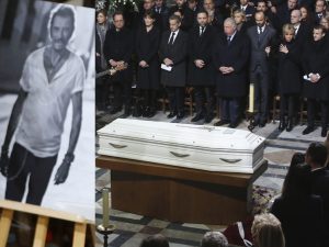 France bids emotional farewell to rocker Hallyday France bids emotional farewell to rocker Hallyday