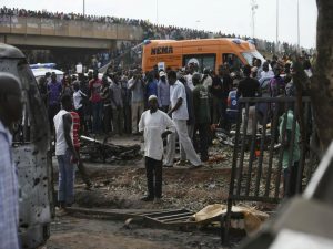 Twin suicide bombings kill at least 13 in Nigeria