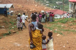Sierra Leone mudslide survivors living back in danger zone