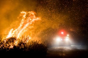 Wildfires rage across southern California