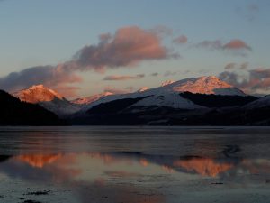 Coloured mountains