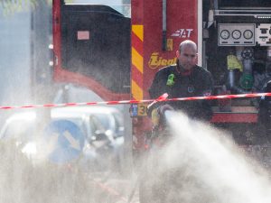 One injured in oil terminal fire incident