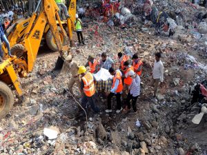 Fire and collapse in Mumbai shop kills 12