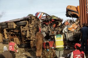 36 dead in central Kenya bus crash