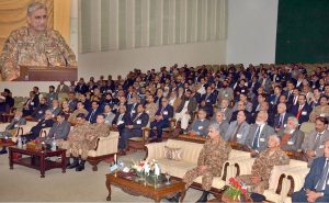 COAS lauds staffers for making POF prime defence industry of Pakistan