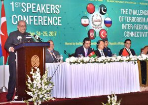 Rabbani discusses regional situation with Turkish, Iranian speakers