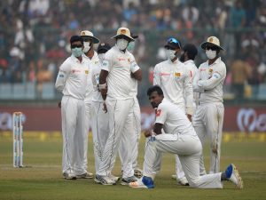 India set Sri Lanka 410 to win pollution-hit Delhi Test