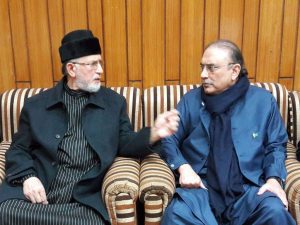 Zardari, Qadri discuss APC agenda