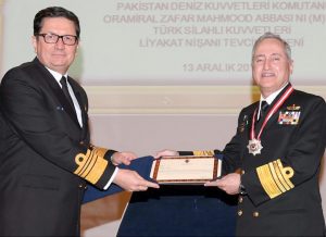 Naval Chief conferred with Legion of Merit of Turkish Armed Forces