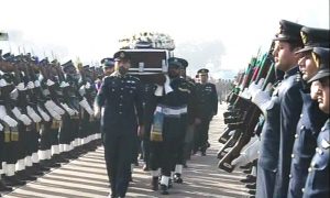 PM, services chiefs attend state funeral of Air Marshal Asghar Khan