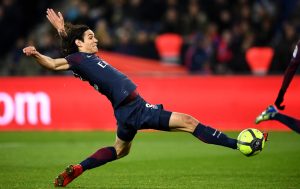 Cavani breaks PSG scoring record in Montpellier rout Cavani breaks PSG scoring record in Montpellier rout