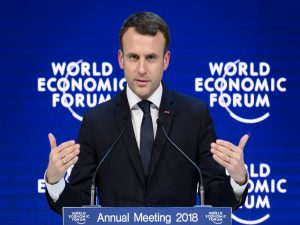 Macron tells Davos elite: 'France is back'