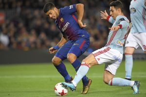 Suarez fires Barcelona nine clear in Sociedad fightback Suarez fires Barcelona nine clear in Sociedad fightback